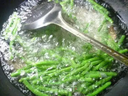 Make Skinny veggie tails with fried beans step 6