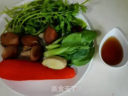 Make Red beef noodles step 1