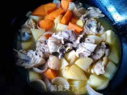 Make Curry potato chicken step 6