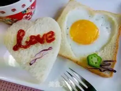 Make Toast eggs step 8