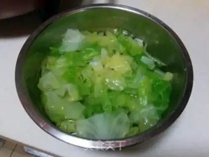 Make Meat sauce cabbage step 3