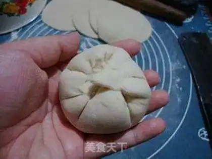 Make Meat pine bun step 9