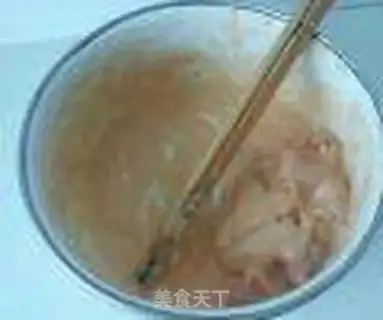 Make Old Beijing chicken roll step 1