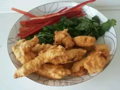 Make Old Beijing chicken roll step 3