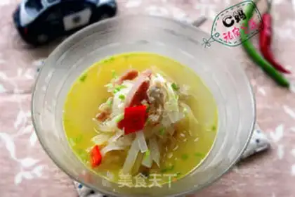 Make Snack and silver soup step 3