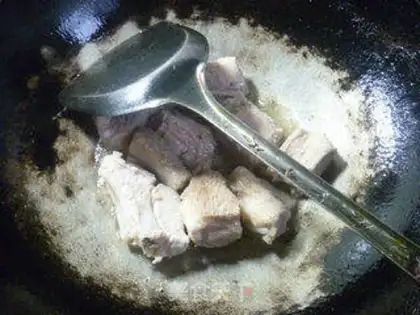 Make lentils fried ribs step 2