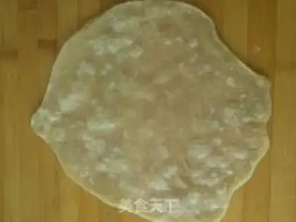 Make Old Beijing chicken roll step 6