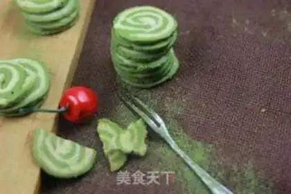 Make Two-colour tea cookies step 12