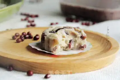 Make Bean Mountain medicine cake step 7
