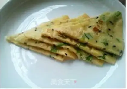 Make Black sesame onion pancakes step 6