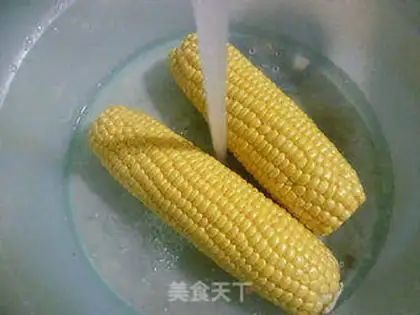 Make Sweet cornbone soup in blackwood step 1
