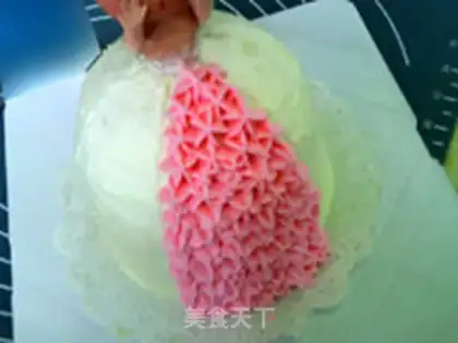 Make Pink little princess step 16