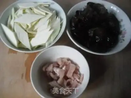 Make White-mucked meat step 0