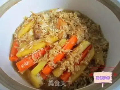Make Chicken rice step 8