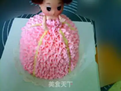 Make Pink little princess step 19
