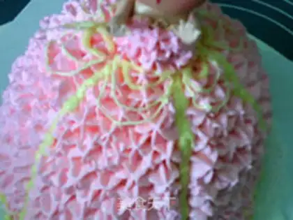 Make Pink little princess step 21