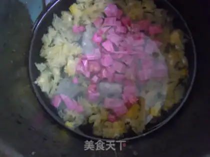 Make Purple potato silver ear soup step 3