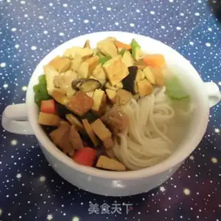 Make Three fresh chicken noodles step 7
