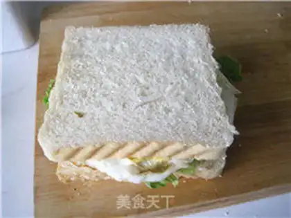 Make Banana egg sandwich step 8