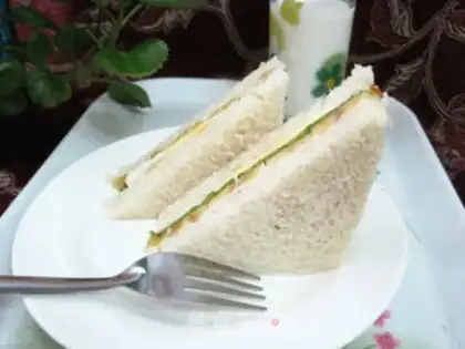 Make Banana egg sandwich step 9