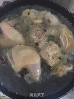 Make Potato-head chicken soup step 2