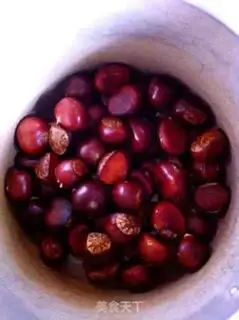 Make High-pressure kettle chestnut step 3