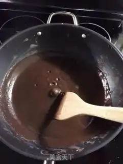 Make Red bean sand (less oil) step 2