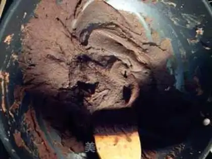 Make Red bean sand (less oil) step 3