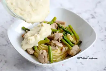 Make Butter chicken pasta step 4