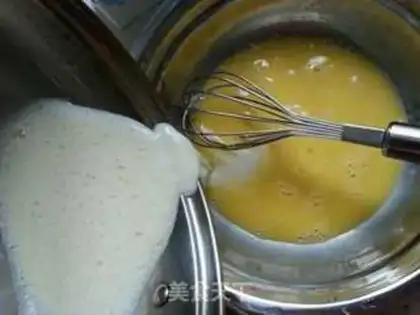 Make Caramel cheese pudding step 3