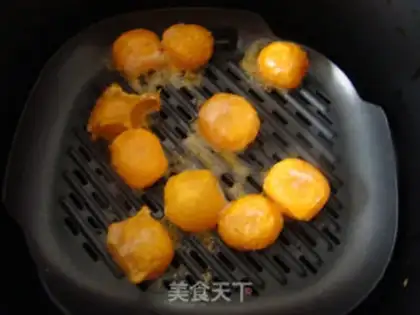 Make Red bean yolk step 1