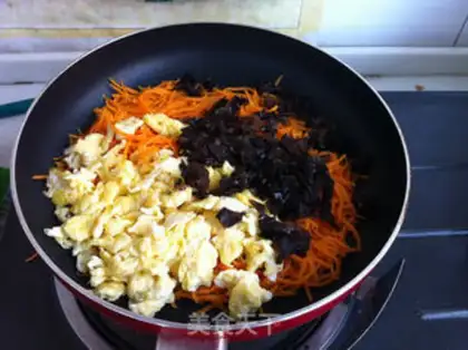 Make Carrots and eggcakes step 5