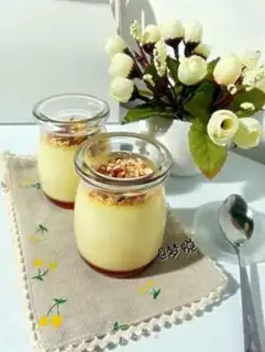 Make Caramel cheese pudding step 8