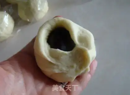 Make Red bean yolk step 5