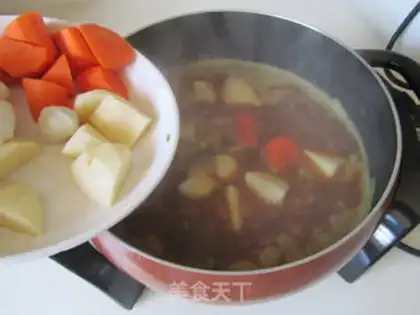 Make Curry fishballs step 4