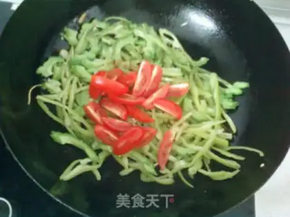 Make Chili made bitter melons step 6