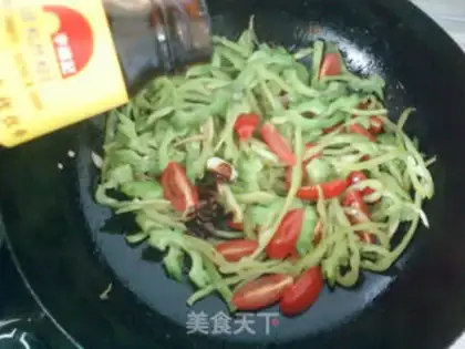 Make Chili made bitter melons step 7