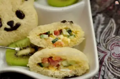 Make Panda sandwich step 15