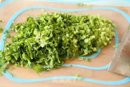 Make Shrimp pork celery dumplings step 12