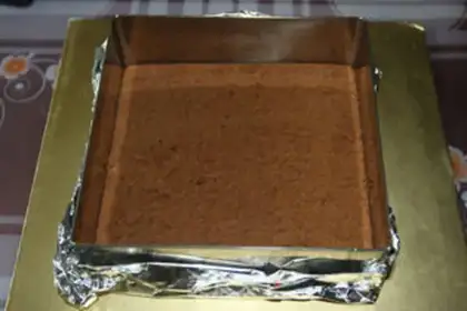 Make Chocolate mousse cake step 6