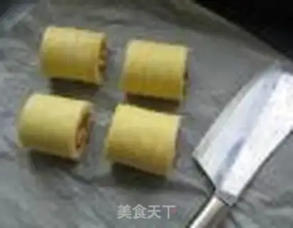 Make Meat pine rolls step 21