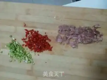 Make Five color bacon fried rice step 0