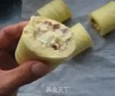 Make Meat pine rolls step 22