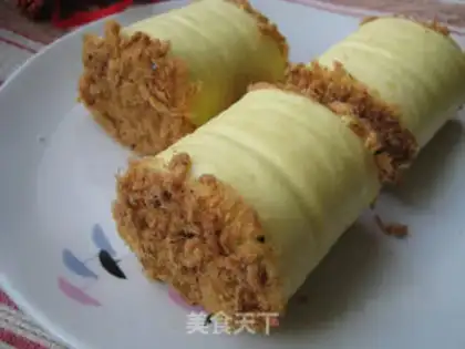 Make Meat pine rolls step 24