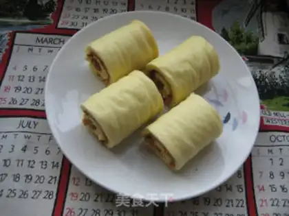 Make Meat pine rolls step 26