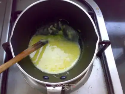 Make Milk mustard orchids step 4