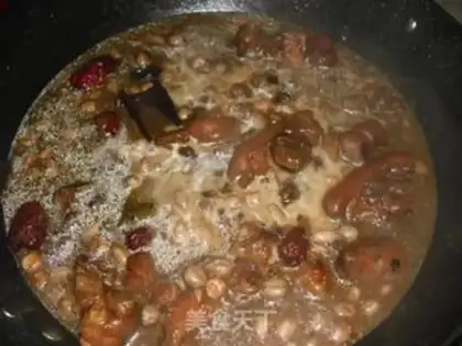 Make Peanut stew pig hoof step 7