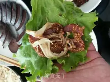 Make Korean family barbecue step 17