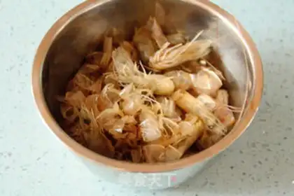 Make Homemade shrimp oil step 1