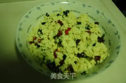 Make Pine omelet tofu step 1